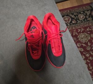Nike Red and Black Athletic Shoes